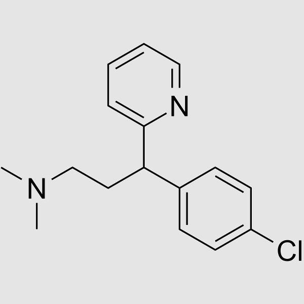 Chloropheniramine-d4 structure, CAS 132-22-9