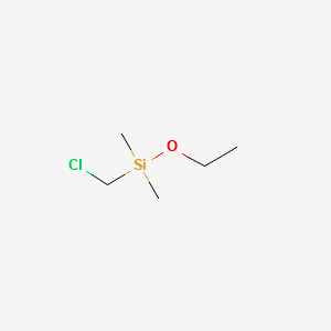 CHLOROMETHYLDIMETHYLETHOXYSILANE structure, CAS 13508-53-7
