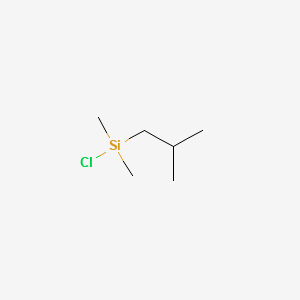 CHLORODIMETHYLISOBUTYLSILANE structure, CAS 60090-96-2