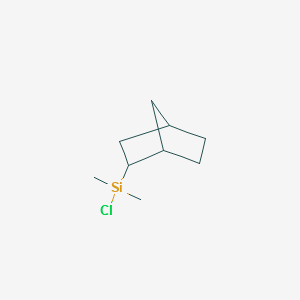 2-(BICYCLOHEPTYL)DIMETHYLCHLOROSILANE structure, CAS 117046-42-1