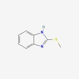 2-(METHYLTHIO)BENZIMIDAZOLE structure, CAS 7152-24-1