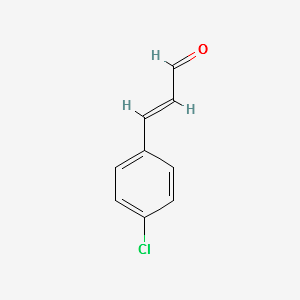 p-Chlorocinnamaldehyde structure, CAS 1075-77-0