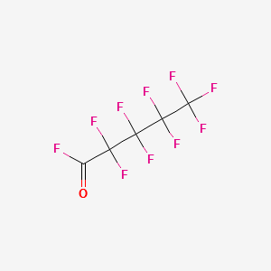 PERFLUOROPENTANOYL FLUORIDE structure, CAS 375-62-2