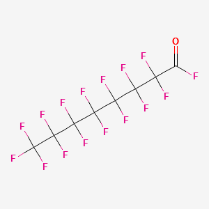 PERFLUOROOCTANOYL FLUORIDE structure, CAS 335-66-0