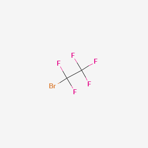 BROMOPENTAFLUOROETHANE structure, CAS 354-55-2