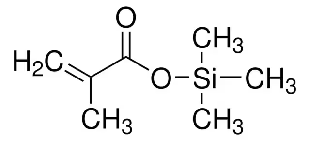 TRIMETHYLSILYL METHACRYLATE structure, CAS 13688-56-7