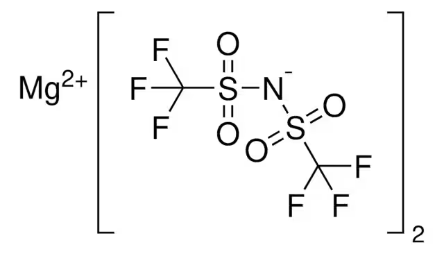 MAGNESIUM TRIFLUOROMETHANESULFONIMIDE structure, CAS 133395-16-1