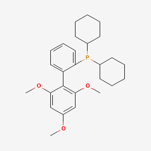 2′-Dicyclohexylphosphino-2,4,6-trimethoxybiphenyl structure, CAS 1000171-05-0