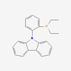 9-[2-(Diethylphosphino)phenyl]-9H-carbazole, Min. 97% Et PhenCar-Phos structure, CAS 1308652-66-5