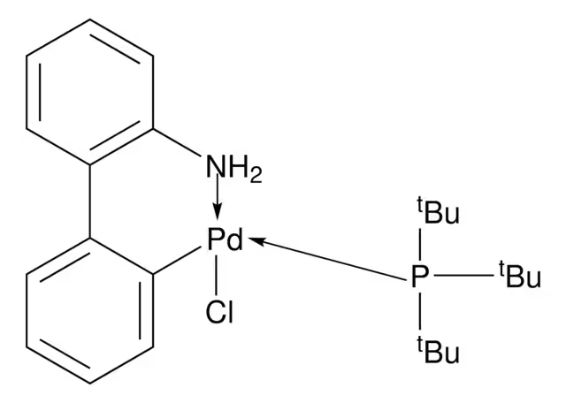 Chloro[(tri-tert-butylphosphine)-2-(2-aMinobiphenyl)]palladiuM(II) structure, CAS 1375325-71-5