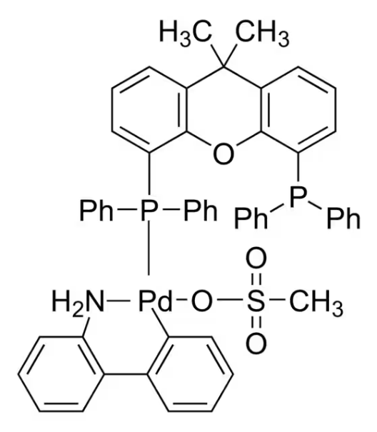 Xantphos Palladacycle Gen. 3 structure, CAS 1445085-97-1