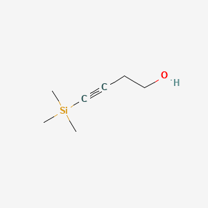 4-TRIMETHYLSILYL-3-BUTYN-1-OL structure, CAS 2117-12-6