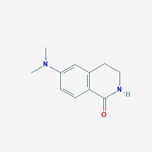 6-Dimethylamino-3,4-dihydro-2H-isoquinolin-1-one structure, CAS 2A-3183980