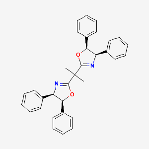 (4R,4'R,5S,5'S)-2,2'-(1-Methylethylidene)bis[4,5-dihydro-4,5-diphenyl-Oxazole structure, CAS 157904-67-1