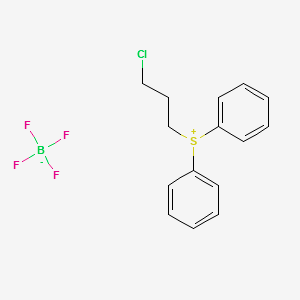 (3-CHLOROPROPYL)DIPHENYLSULFONIUM TETRAFLUOROBORATE structure, CAS 33462-80-5
