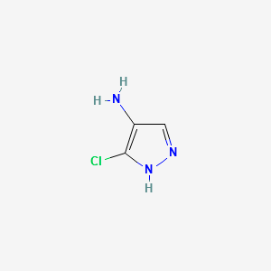 4-Chloro-2H-pyrazol-3-ylaMine structure, CAS 103286-54-0