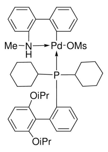 RuPhos Palladacycle Gen. 4 structure, CAS 1599466-85-9