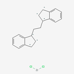 MESO-ETHYLENEBIS(1-INDENYL)ZIRCONIUM(IV) DICHLORIDE structure, CAS 162429-20-1