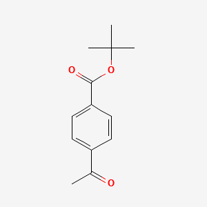 4-Acetyl-benzoic acid tert-butyl ester structure, CAS 105580-41-4