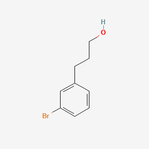 3-(3-BROMO-PHENYL)-PROPAN-1-OL structure, CAS 65537-54-4