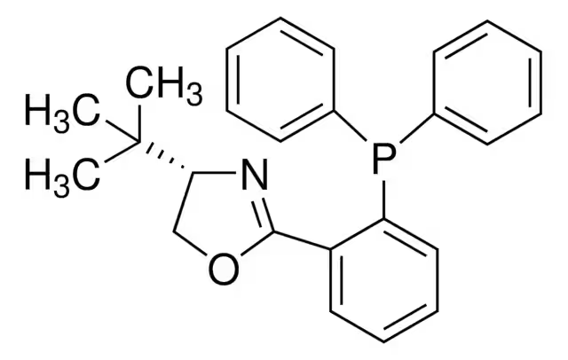 (4R)-4-(1,1-diMethylethyl)-2-[2-(diphenylphosphino)phenyl]-4,5-dihydro-Oxazole structure, CAS 164858-79-1