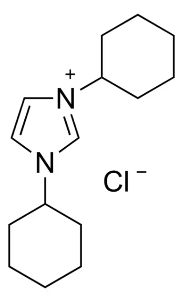 1,3-DICYCLOHEXYL-IMIDAZOLIUM CHLORIDE structure, CAS 181422-72-0