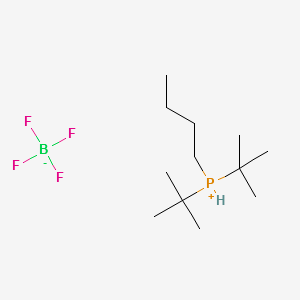 n-Butyldi(tert-butyl)phosphonium tetrafluoroborate structure, CAS 1816254-91-7