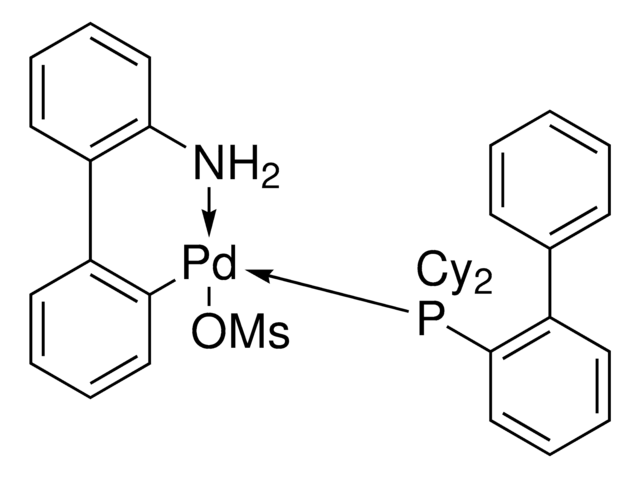 Methanesulfonato[2-(Dicyclohexylphosphino))-1,1'-biphenyl](2'-amino-1,1'-biphenyl-2-yl)palladium(II), CyJohnPhos Pd G3 structure, CAS 2230788-64-2