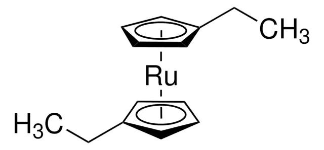 Bis(ethylcyclopentadienyl)ruthenium(II) structure, CAS 32992-96-4