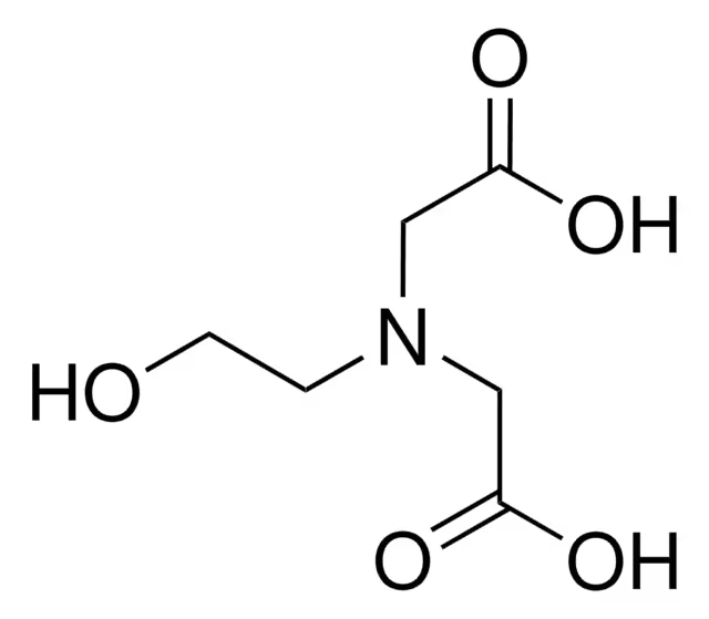 N-(2-HYDROXYETHYL)IMINODIACETIC ACID structure, CAS 93-62-9