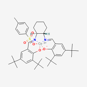(1S,2S)-(+)-1,2-Cyclohexanediamino-N,N'-bis(3,5-di-t-butylsalicylidene)cobalt(III) p-toluenesulfonate monohydrate structure, CAS 672306-06-8