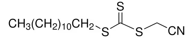S-Cyanomethyl-S-dodecyltrithiocarbonate structure, CAS 796045-97-1
