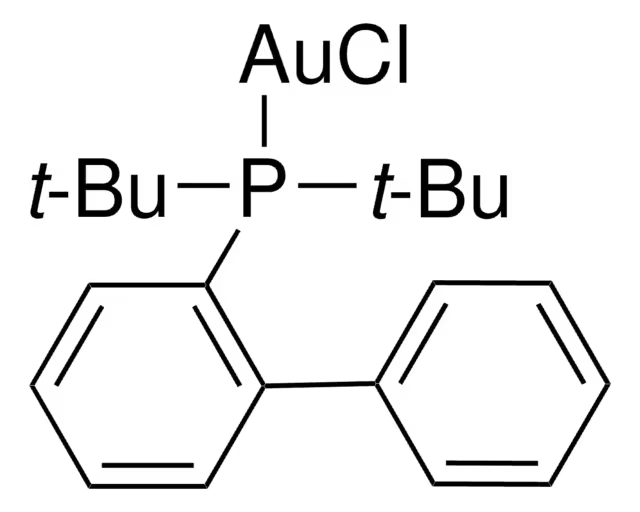Chloro[(1,1′-biphenyl-2-yl)di-tert-butylphosphine]gold(I) structure, CAS 854045-93-5