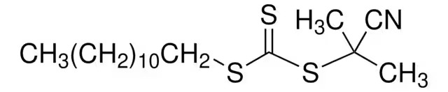 2-Cyano-2-propyl dodecyl trithiocarbonate structure, CAS 870196-83-1