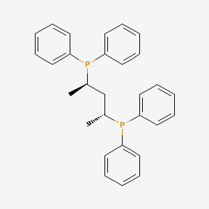 (2R,4R)-(+)-2,4-Bis(diphenylphosphino)pentane, 98% (R,R)-BDPP structure, CAS 96183-46-9