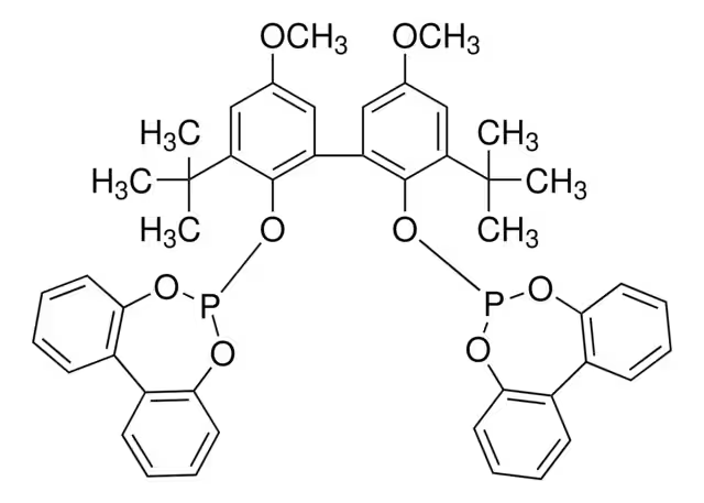 6,6'-[(3,3'-Di-t-butyl-5,5'-dimethoxy-1,1'-biphenyl-2,2'-diyl)bis(oxy)]bis(dibenzo[d,f][1,3,2]dioxaphosphepin)hemiethylacetateadduct,min.95%BIPHEPHOS structure, CAS 121627-17-6