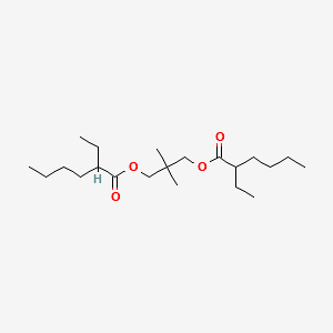 2,2-dimethylpropane-1,3-diyl 2-ethylhexanoate structure, CAS 28510-23-8