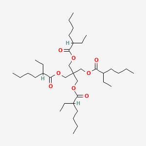 PENTAERYTHRITOL TETRA(2-ETHYLHEXANOATE) structure, CAS 7299-99-2
