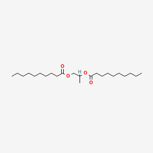 propylene didecanoate structure, CAS 53824-77-4
