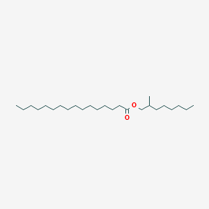 Cetyl isooctanoate structure, CAS 65411-66-7
