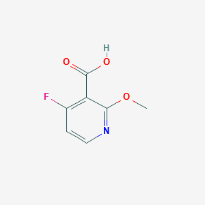 4-FLUORO-2-METHOXYNICOTINIC ACID structure, CAS 1060806-71-4