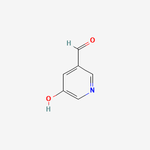 5-Hydroxy-pyridine-3-carbaldehyde structure, CAS 1060804-48-9