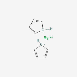 BIS(CYCLOPENTADIENYL)MAGNESIUM structure, CAS 1284-72-6