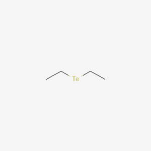 TELLURIUM DIETHYL structure, CAS 627-54-3