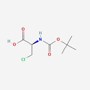 BOC-BETA-CHLORO-ALA-OH structure, CAS 71404-98-3