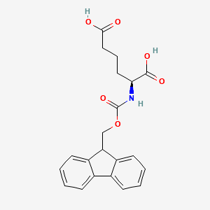 FMOC-L-2-AMINOADIPIC ACID structure, CAS 250384-77-1