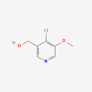 (4-Chloro-5-methoxypyidin-3-yI)methanol structure, CAS 1805632-12-5