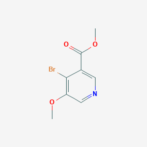 MethyI 4-bromo-5-methoxypyridine-3-carboaxylate structure, CAS 1804507-98-9
