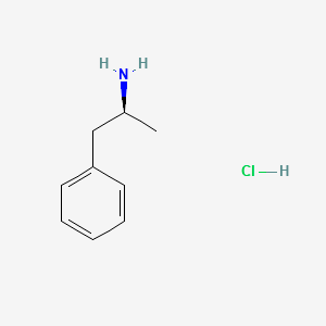 Dextroamphetamine hydrochloride structure, CAS 1462-73-3