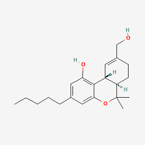 (+/-)-11-HYDROXY-DELTA9-THC structure, CAS 36557-05-8
